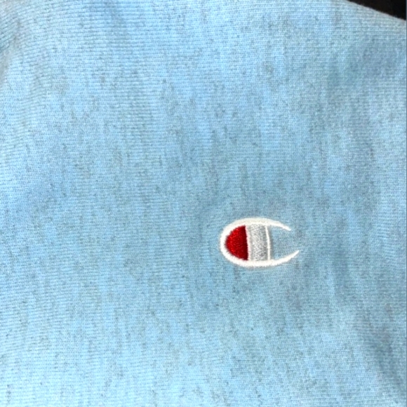 Champion Classic C Relaxed Heathered Reverse Weave Hoodie Sweatshirt - Picture 8 of 8